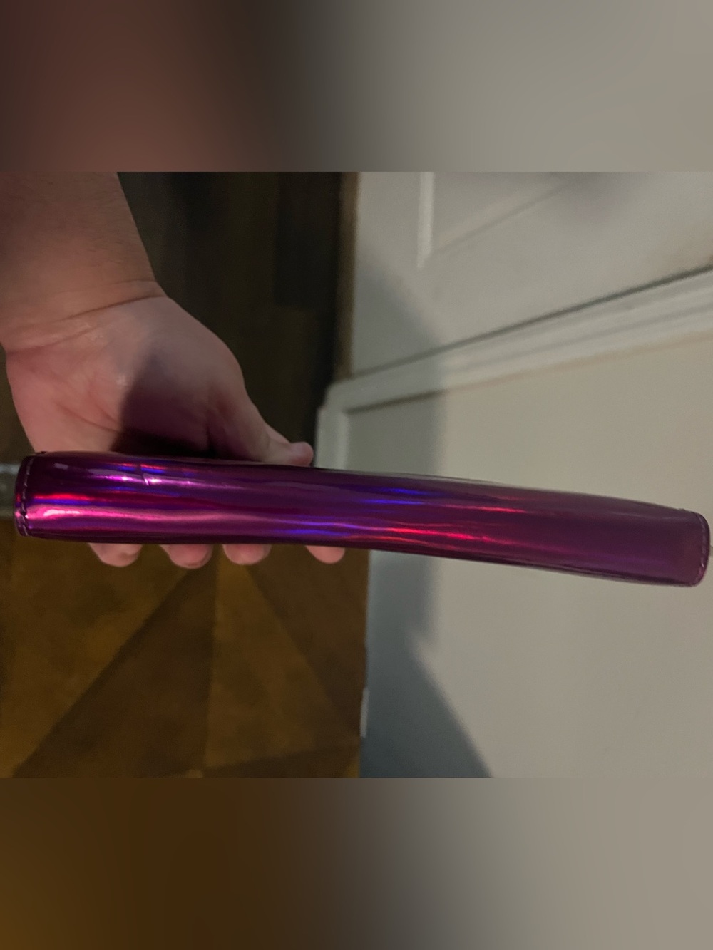 kate spade Holographic Magenta Zip-Around Wallet - Picture 3 of 11